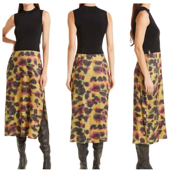 Ted Baker Ehlla Black Maxi Dress Size 4 US 8-10 Sleeveless (New) - Picture 1 of 4